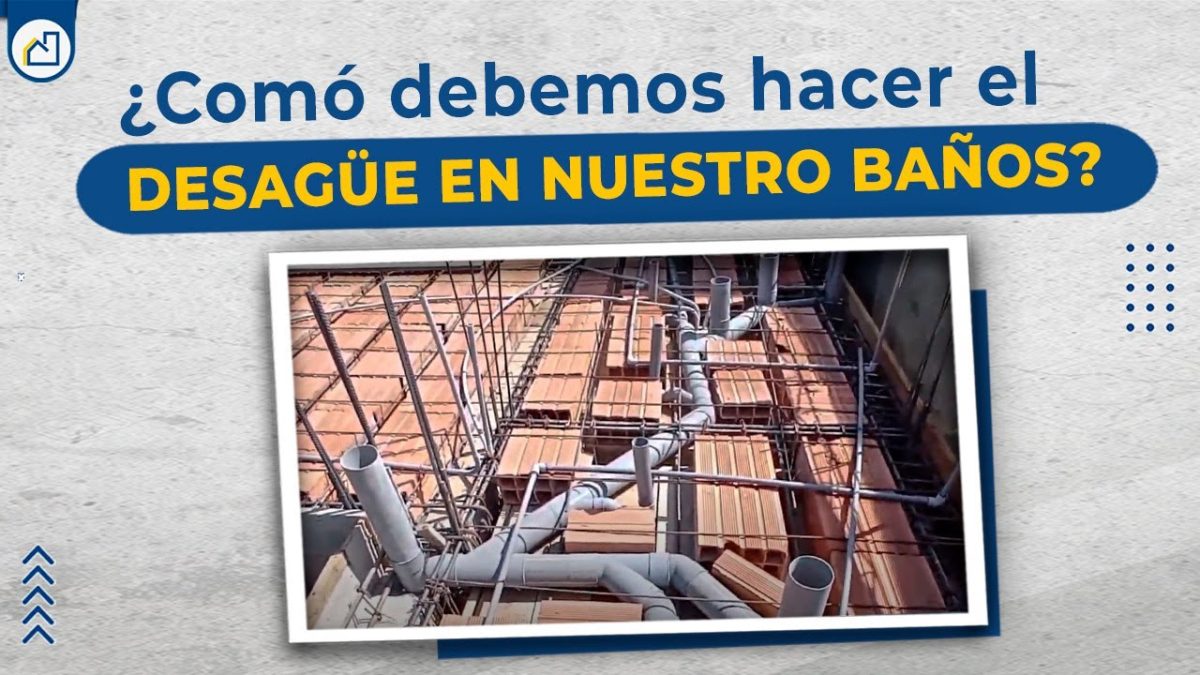 buenas prácticas en redes de desagüe