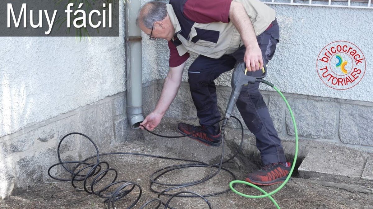 limpieza de bajantes con agua a presión